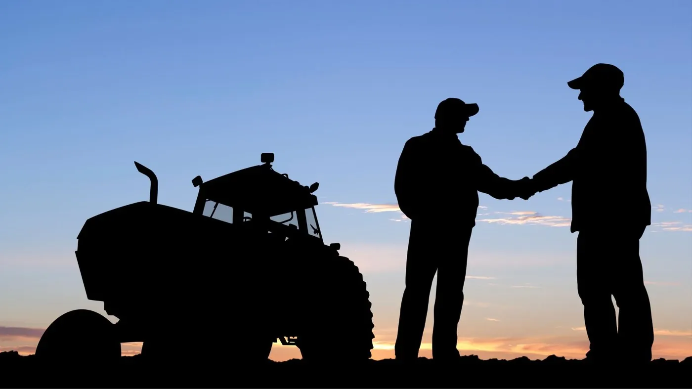 Reunião comercial no agro